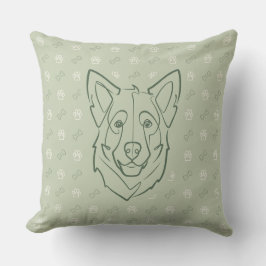 Deutscher Schäferhund, Gebaut zum Schutz, Geboren Kissen