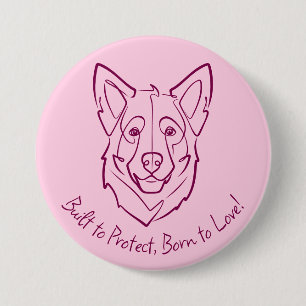 Deutscher Schäferhund, Gebaut zum Schützen, Gebore Button