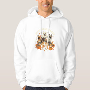 Deutscher Schäferhund Geist Halloween Howl-Oween D Hoodie