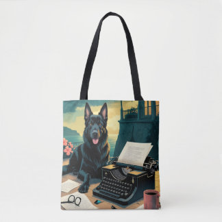 Deutscher Schäferhund Gentleman Vintage Tasche