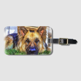 Deutscher Schäferhund Gepäckanhänger