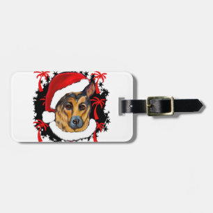 DEUTSCHER SCHÄFERHUND GEPÄCKANHÄNGER
