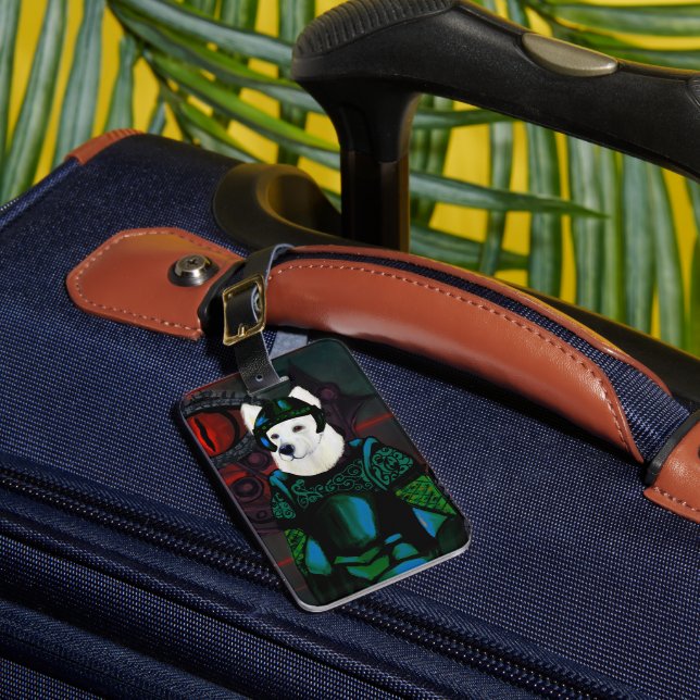 Deutscher Schäferhund Gepäckanhänger (Vorderseite Insitu 1)