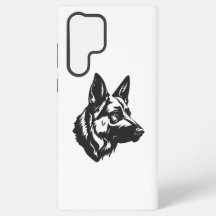 Deutscher Schäferhund Gesicht Samsung Hülle