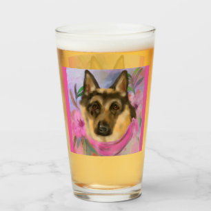DEUTSCHER SCHÄFERHUND GLAS