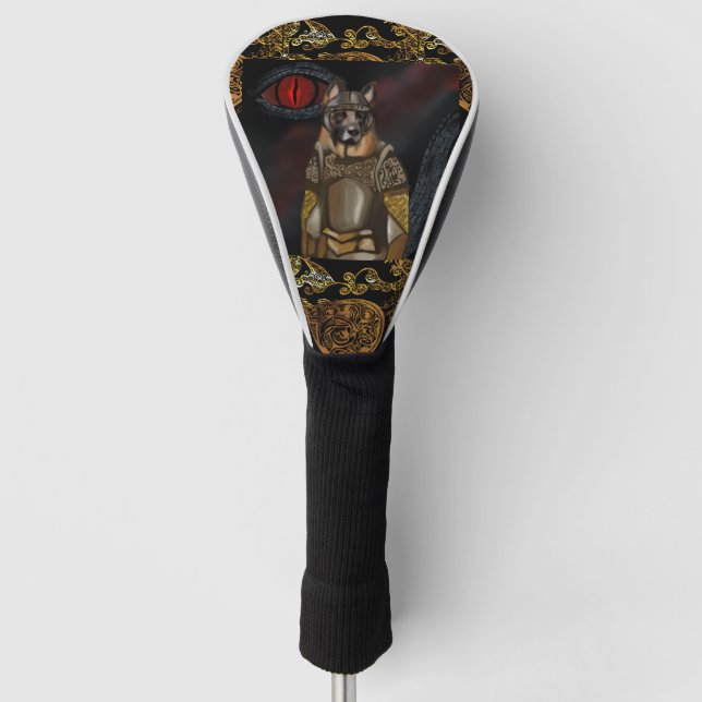 Deutscher Schäferhund            Golf Headcover (Vorderseite)