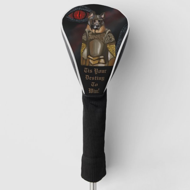 Deutscher Schäferhund Golf Headcover (Vorderseite)