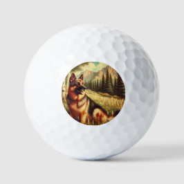 Deutscher Schäferhund Golfball
