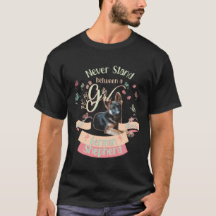 Deutscher Schäferhund Grafik für T-Shirt