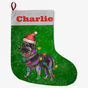 Deutscher Schäferhund Großer Weihnachtsstrumpf