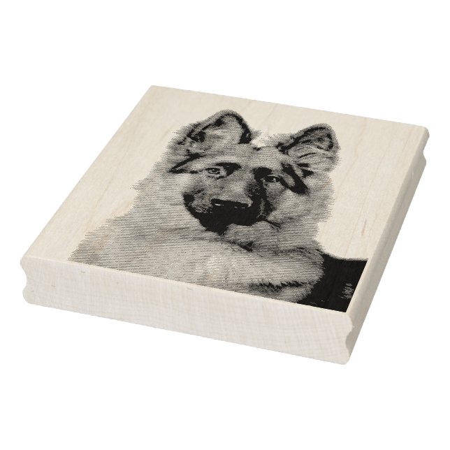 Deutscher Schäferhund Gummistempel (Stempel)