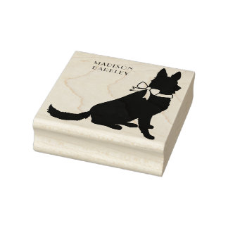 Deutscher Schäferhund Gummistempel