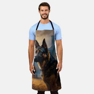Deutscher Schäferhund Halloween Gruselig Schürze