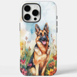 Deutscher Schäferhund - harter Fall für das Telefo iPhone 16 Pro Max Hülle