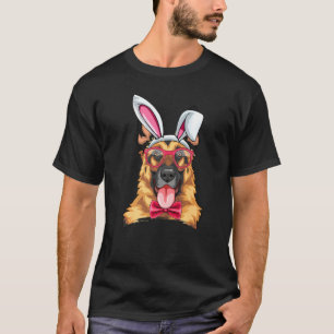Deutscher Schäferhund Hasenohren Brille Ei Süß Ost T-Shirt