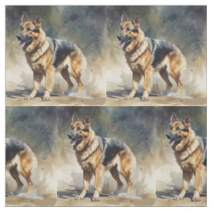 Deutscher Schäferhund Hund Haustier Tier Stoff