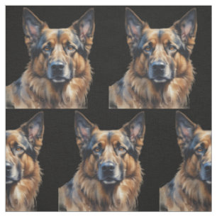 Deutscher Schäferhund Hund Haustier Tier Stoff