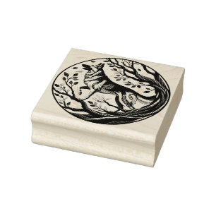 Deutscher Schäferhund Hund Kunstflora Gummistempel
