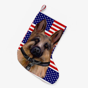 Deutscher Schäferhund Kleiner Weihnachtsstrumpf