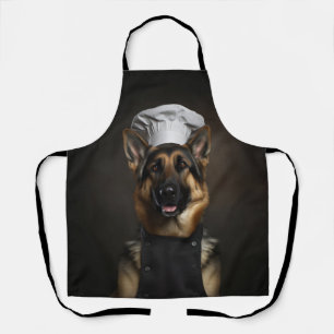 Deutscher Schäferhund Koch Schürze