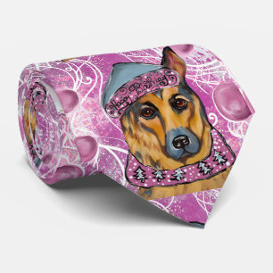 Deutscher Schäferhund    Krawatte