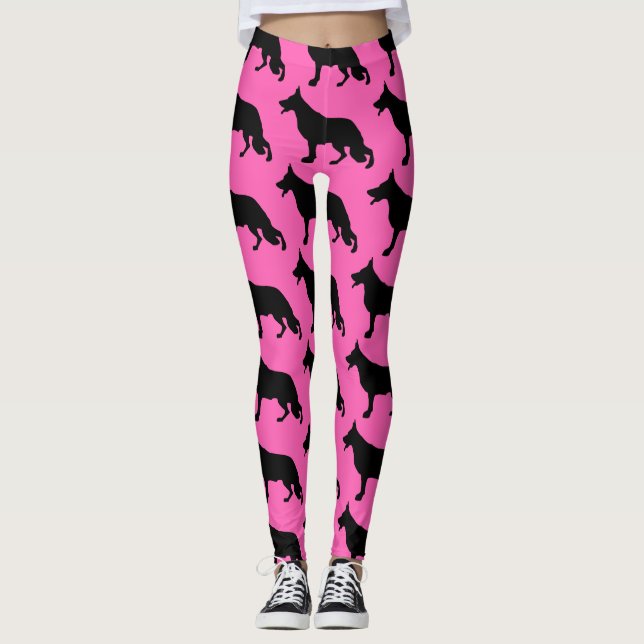 Deutscher Schäferhund Leggings (Vorderseite)