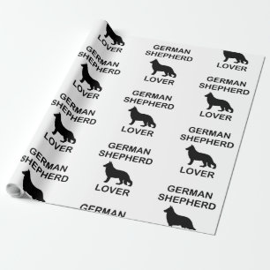 Deutscher Schäferhund Liebhaber Geschenkpapier
