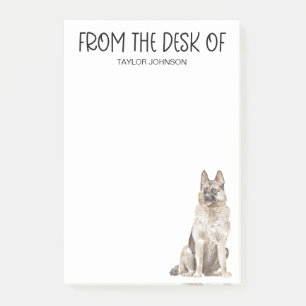 Deutscher Schäferhund Liebhaber Post-it Klebezettel