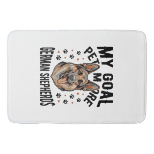 Deutscher Schäferhund Liebhaber-Shirt mit Vintage  Badematte