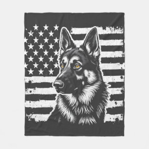Deutscher Schäferhund Liebhaber USA Amerikanische Fleecedecke
