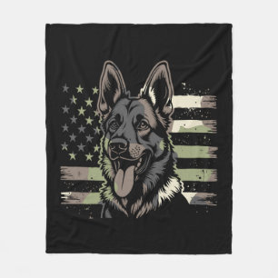 Deutscher Schäferhund Liebhaber USA Amerikanische Fleecedecke