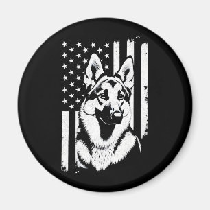Deutscher Schäferhund Liebhaber USA Amerikanische Magnet