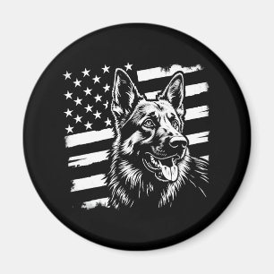 Deutscher Schäferhund Liebhaber USA Amerikanische  Magnet