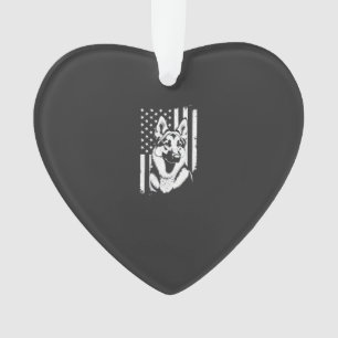 Deutscher Schäferhund Liebhaber USA Amerikanische Ornament
