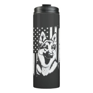 Deutscher Schäferhund Liebhaber USA Amerikanische Thermosbecher