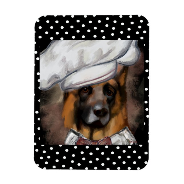 Deutscher Schäferhund  Magnet (Vertikal)