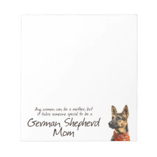 Deutscher Schäferhund Mama Notepad Notizblock
