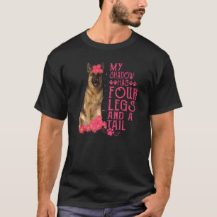 Deutscher Schäferhund Mein Schatten hat vier Beine T-Shirt