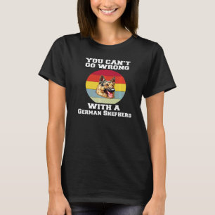 Deutscher Schäferhund, mit dem man nicht falsch li T-Shirt