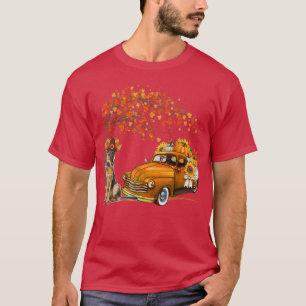 Deutscher Schäferhund mit Fallhütte Lieferwagen Tr T-Shirt