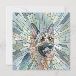 Deutscher Schäferhund - Mosaikkunst