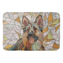 Deutscher Schäferhund - Mosaikkunst