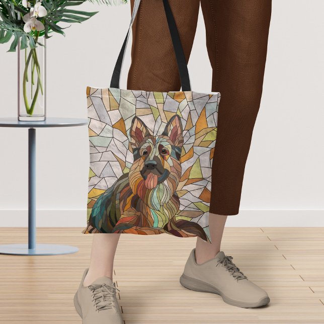 Deutscher Schäferhund - Mosaikkunst Tasche (Von Creator hochgeladen)