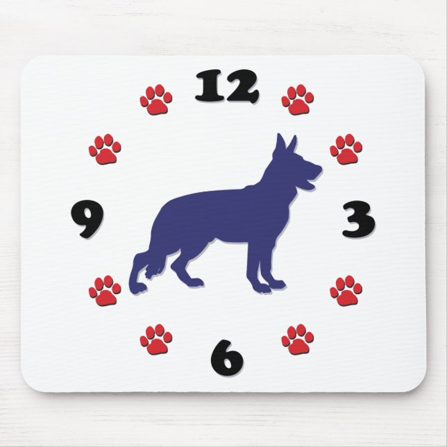 Deutscher Schäferhund Mousepad (Vorne)