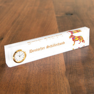 Deutscher Schäferhund Namensplakette