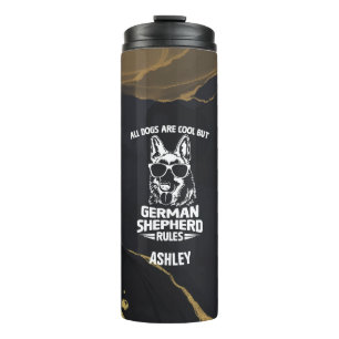 Deutscher Schäferhund Niedliches Geschenk für Hund Thermosbecher