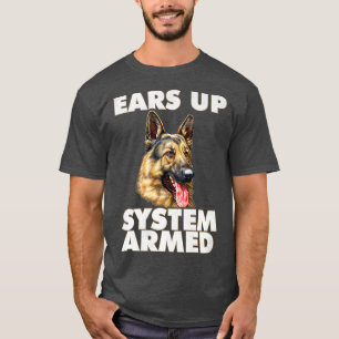 Deutscher Schäferhund Ohrwurm T-Shirt
