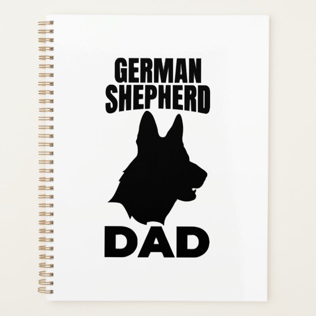 Deutscher Schäferhund Papa Planer (Vorderseite)