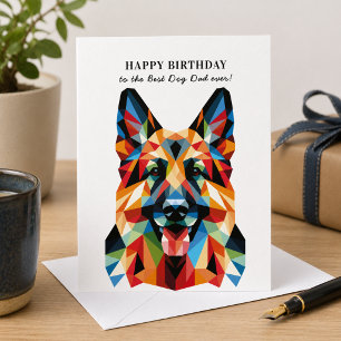 Deutscher Schäferhund Personalisiert Geburtstag Karte