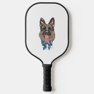Deutscher Schäferhund Pickleball Schläger